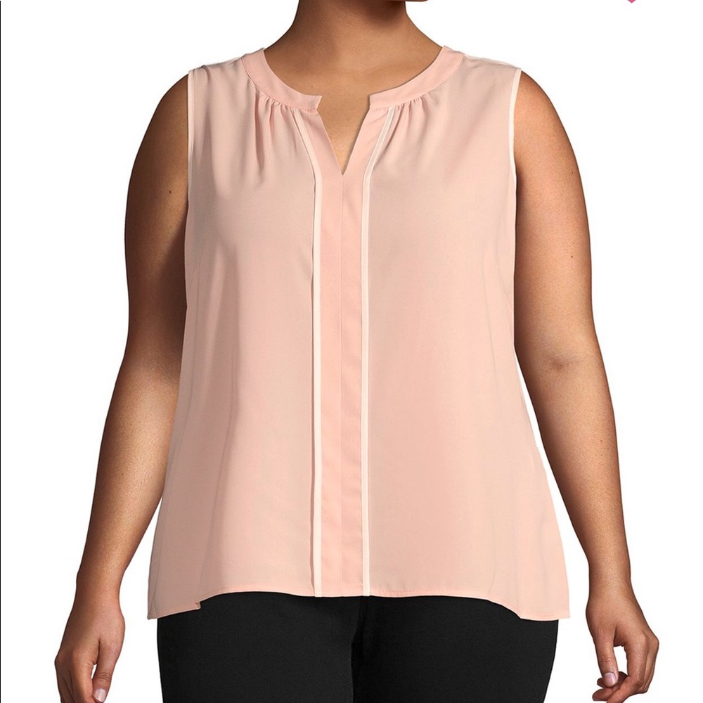 Calvin Klein sleeveless blouse!